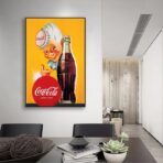 cartel vintage de coca cola