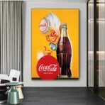cartel vintage de coca cola