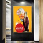 cartel vintage de coca cola