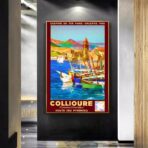 cartel vintage collioure