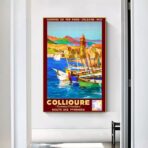 cartel vintage collioure