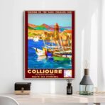 cartel vintage collioure