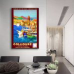 cartel vintage collioure