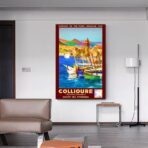 cartel vintage collioure