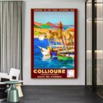 cartel vintage collioure