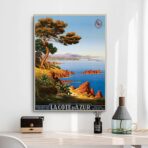 cartel vintage cote dazur