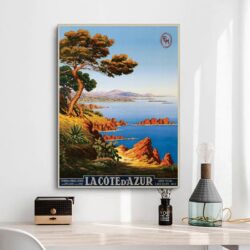 cartel vintage cote dazur