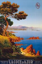 cartel vintage cote dazur