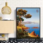 cartel vintage cote dazur