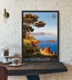 cartel vintage cote dazur