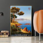 cartel vintage cote dazur