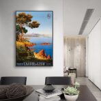 cartel vintage cote dazur