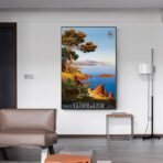 cartel vintage cote dazur