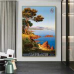 cartel vintage cote dazur