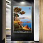 cartel vintage cote dazur