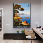 cartel vintage cote dazur