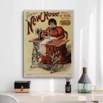 cartel de alta alta vintage