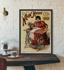 cartel de alta alta vintage