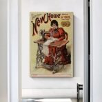 cartel de alta alta vintage