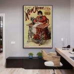 cartel de alta alta vintage