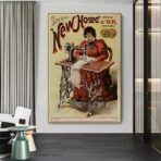 cartel de alta alta vintage