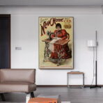 cartel de alta alta vintage