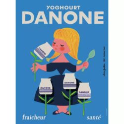 cartel vintage danone