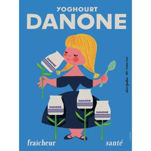 cartel vintage danone