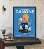 cartel vintage danone