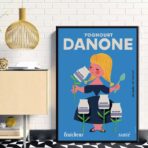 cartel vintage danone
