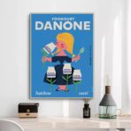 cartel vintage danone