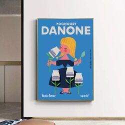 cartel vintage danone