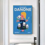 cartel vintage danone