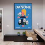 cartel vintage danone