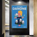 cartel vintage danone
