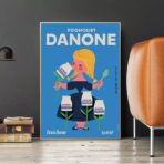 cartel vintage danone