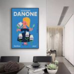 cartel vintage danone