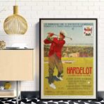 cartel de golf vintage 1