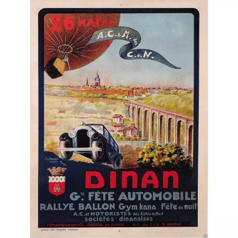 cartel vintage dinan cartel vintage dinan