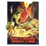 cartel vintage dinosaurio