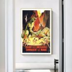cartel vintage dinosaurio