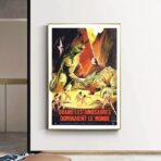 cartel vintage dinosaurio