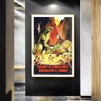 cartel vintage dinosaurio