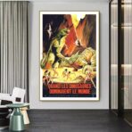 cartel vintage dinosaurio