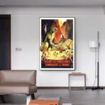 cartel vintage dinosaurio