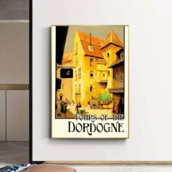 cartel vintage dordogne