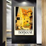 cartel vintage dordogne