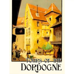 cartel vintage dordogne