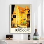 cartel vintage dordogne