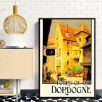 cartel vintage dordogne
